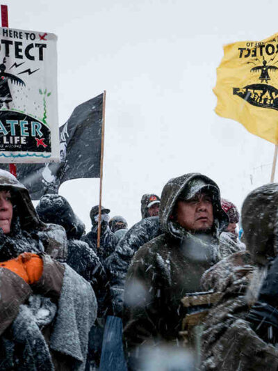 standing rock demonstrators