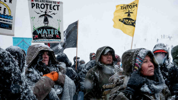 standing rock demonstrators