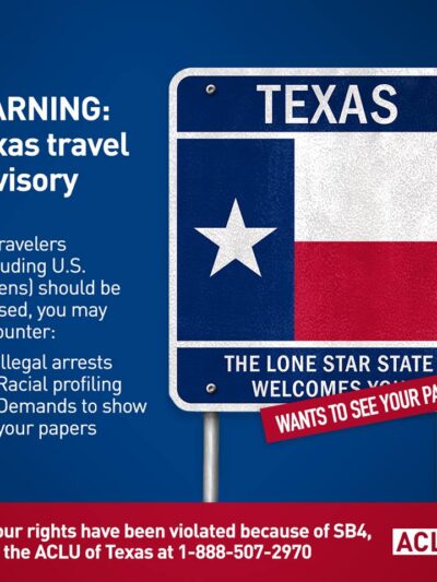 Texas Travel Advisory