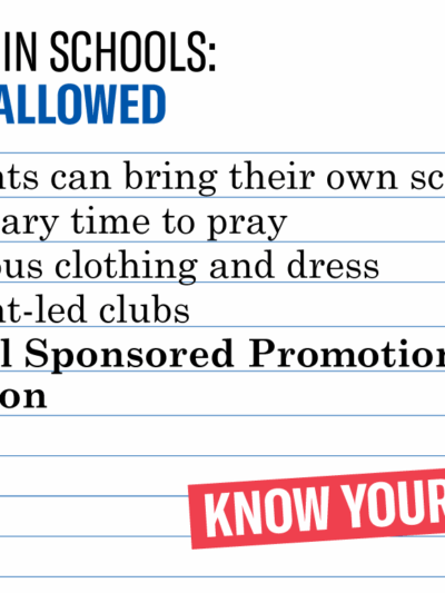 Religion in Schools