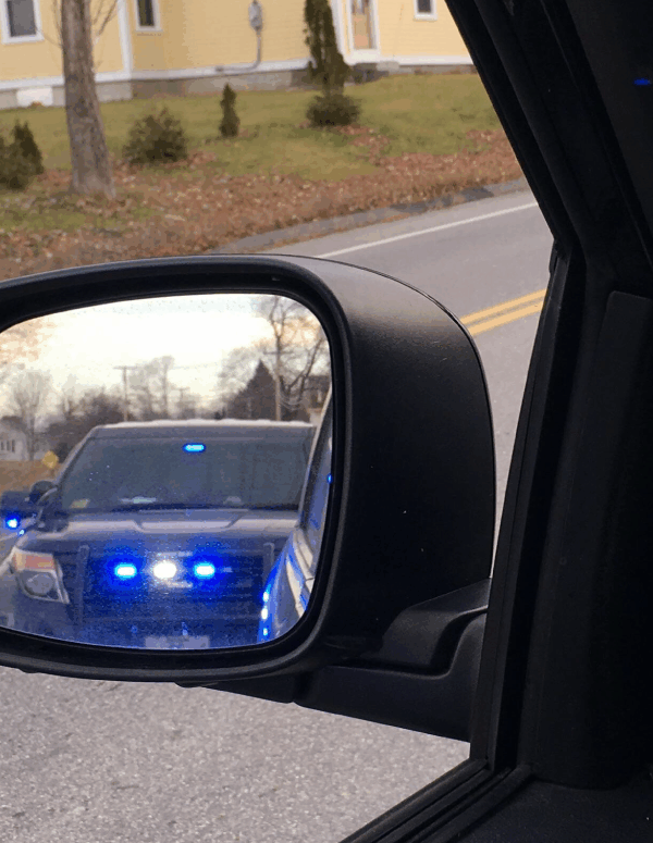 Pulled over by police