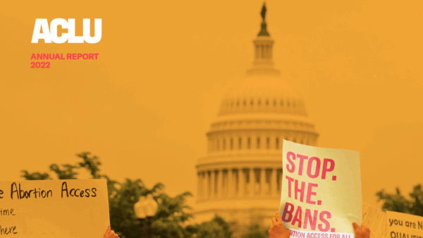 ACLU Annual Report Cover