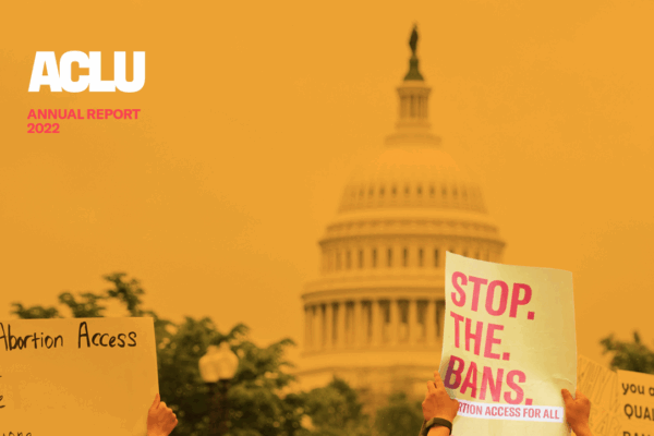 ACLU Annual Report Cover