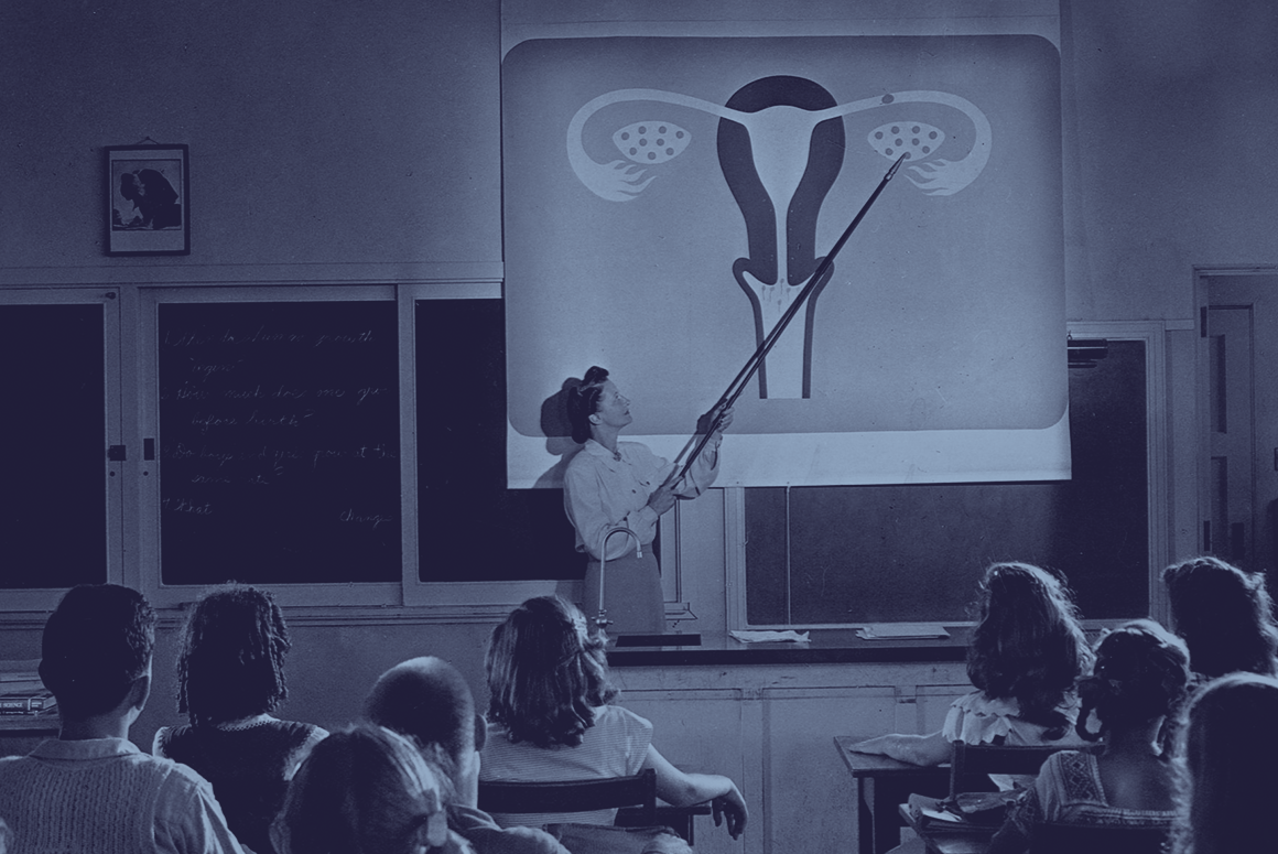 sex ed class blue