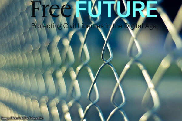 A chain-link fence viewed at an angle