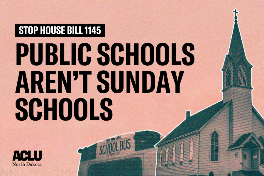 Public Schools Aren't Sunday Schools: Stop House Bill 1145