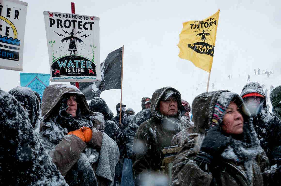 standing rock demonstrators