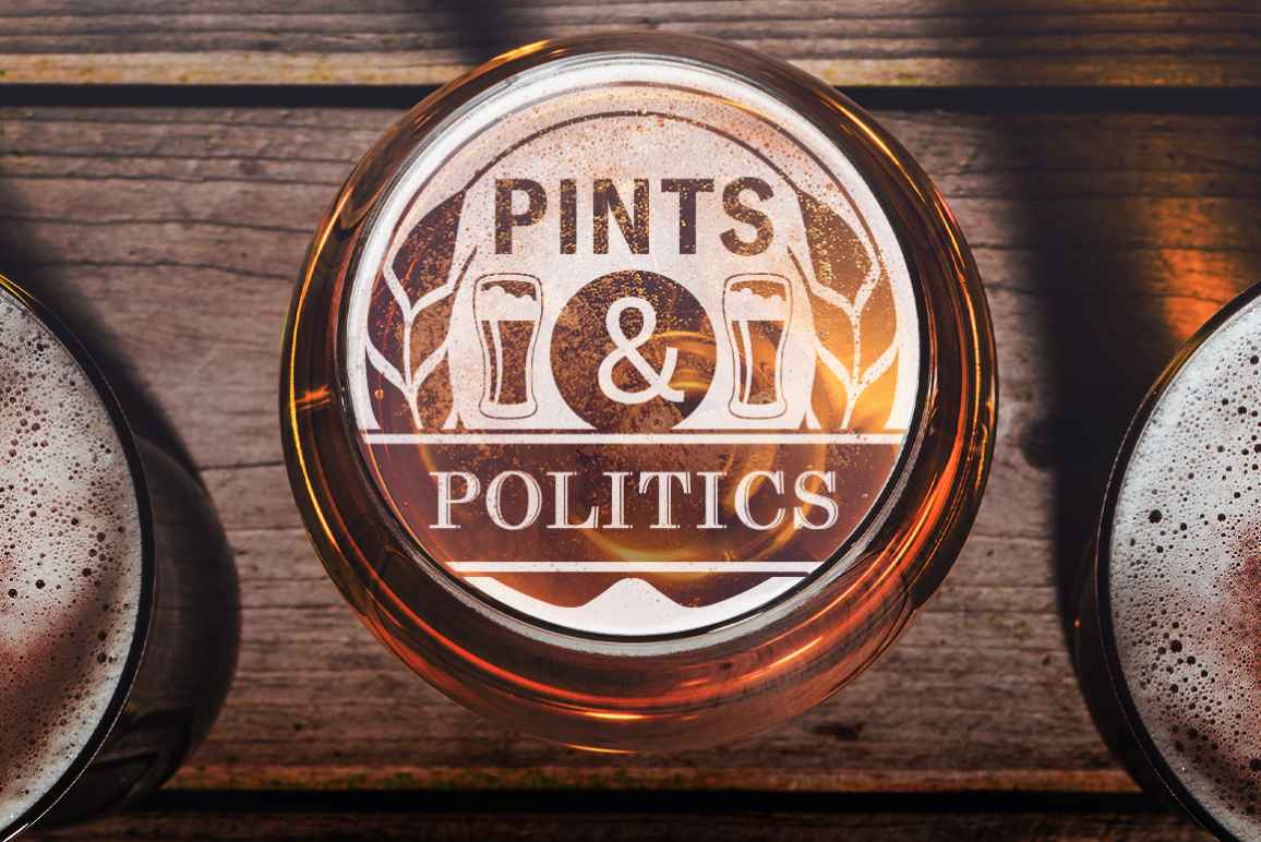 Pints and Politics graphic