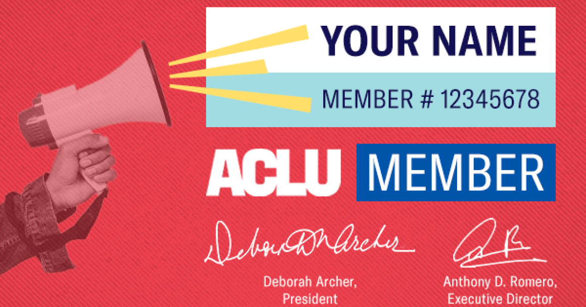 Become an ACLU member