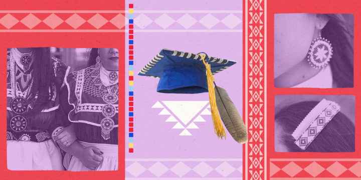 Tribal regalia banner Tribal regalia banner