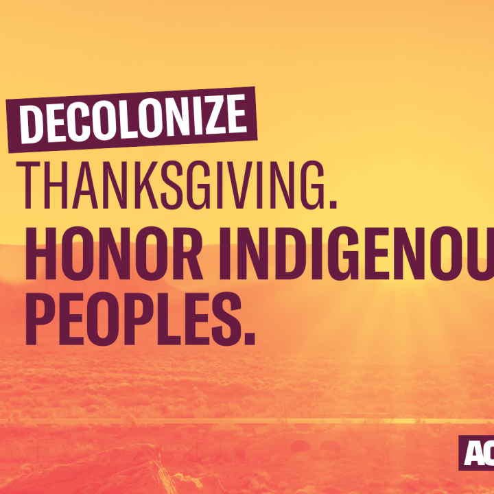 Decolonize Thanksgiving: Honor Indigenous Peoples