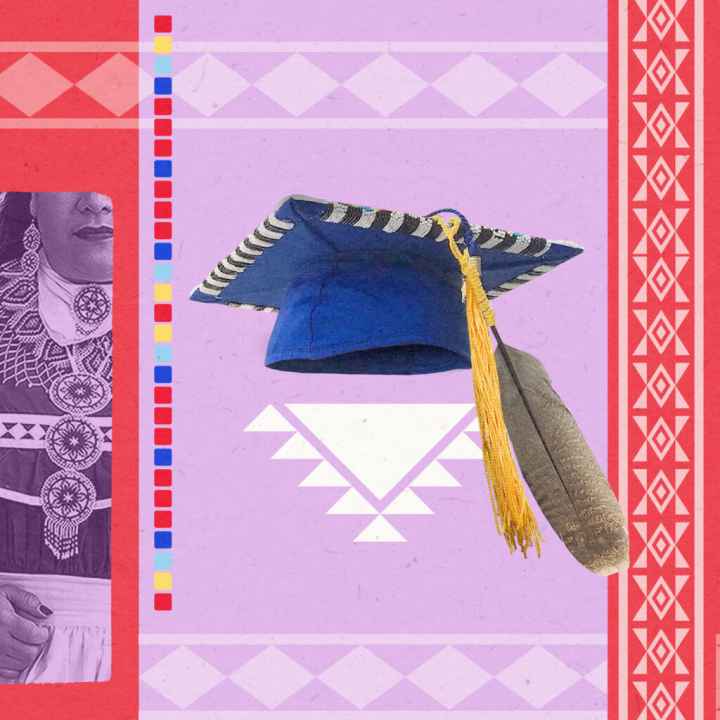 Tribal regalia banner Tribal regalia banner
